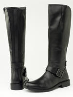 View Item Black Leather Boots by San Marina